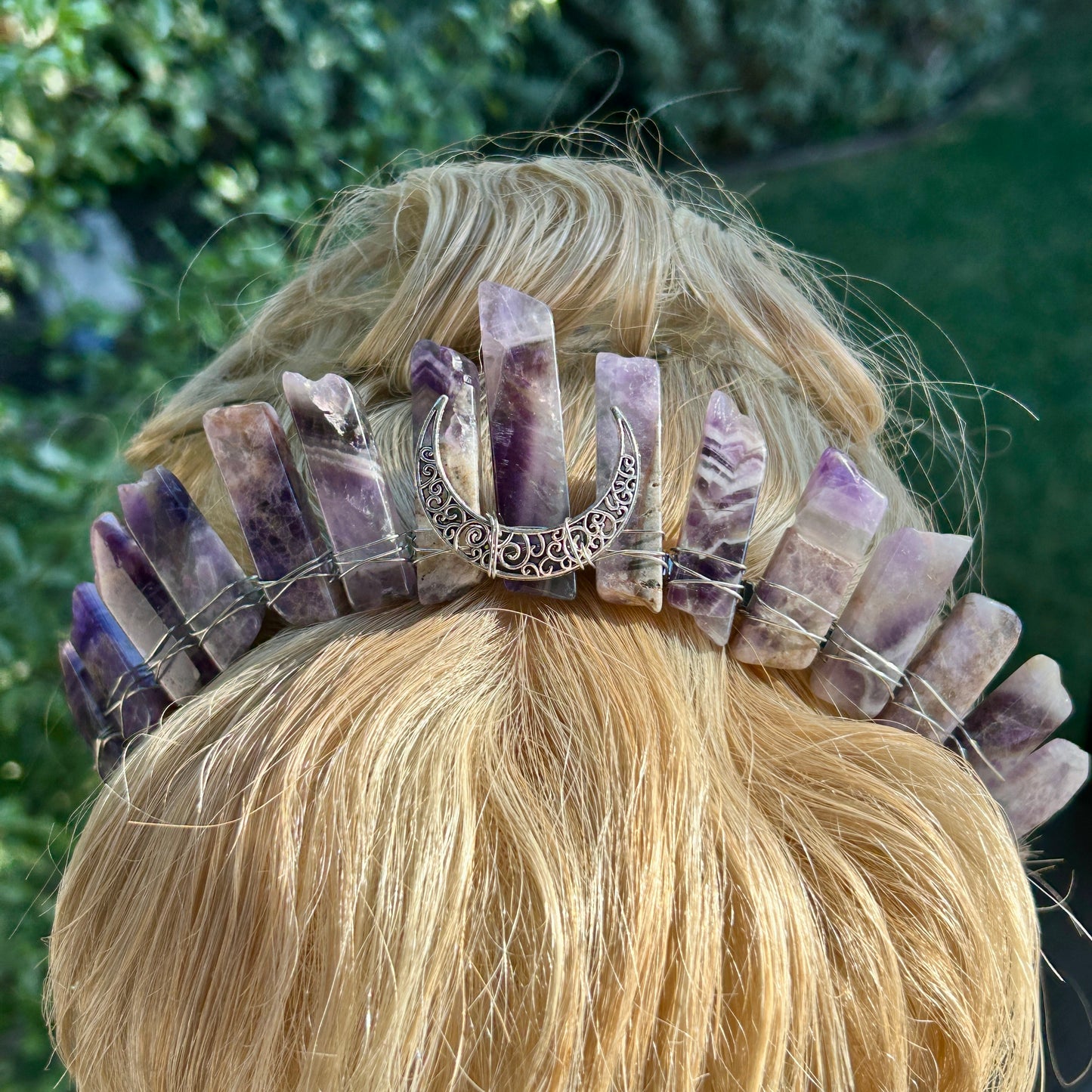Chevron Amethyst Crown