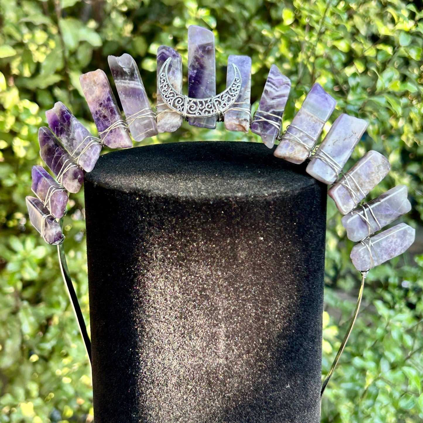 Chevron Amethyst Crown