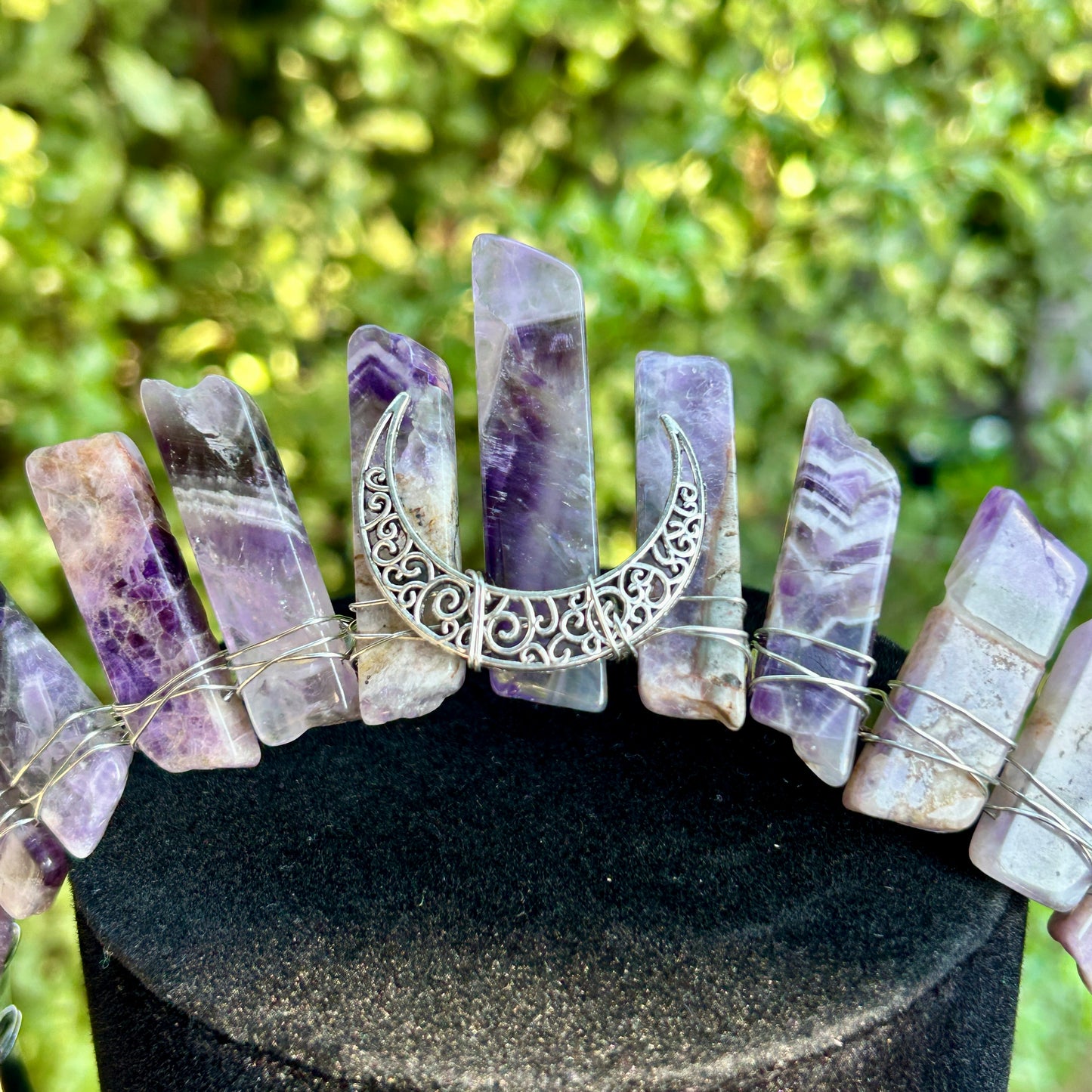 Chevron Amethyst Crown