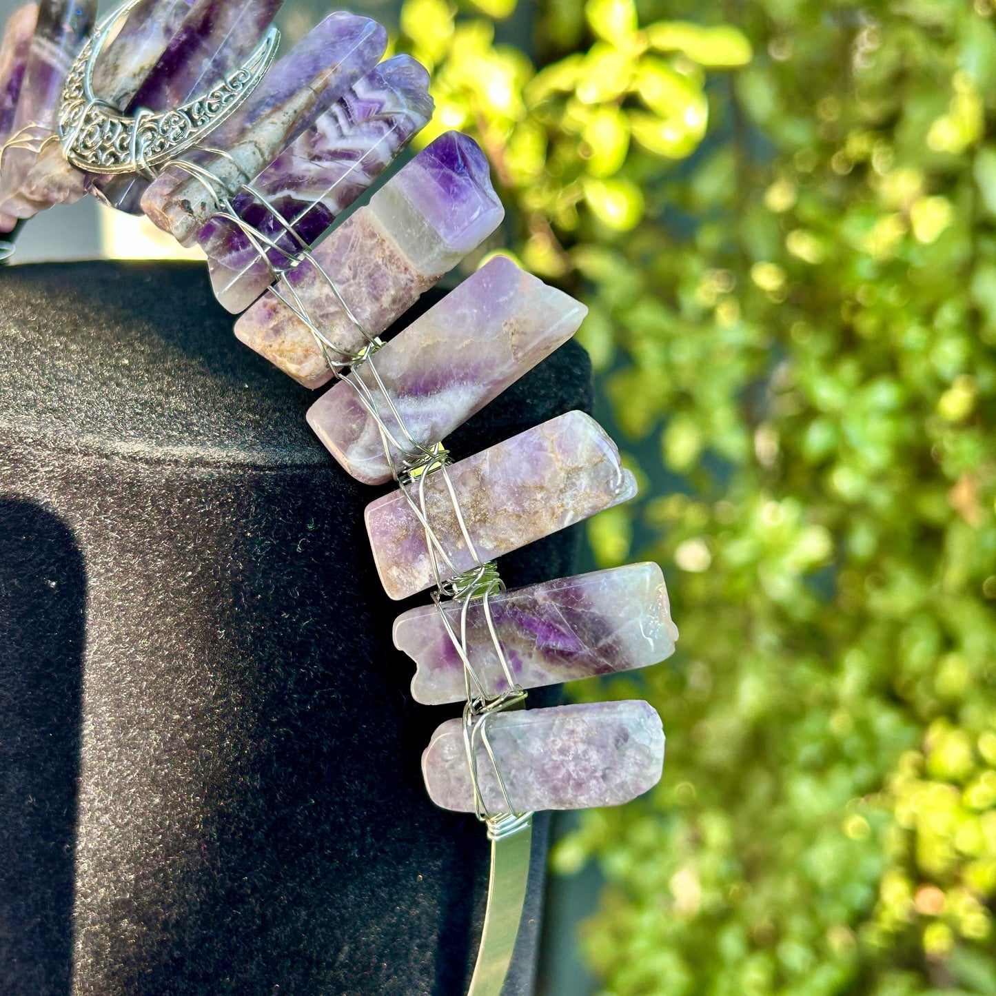 Chevron Amethyst Crown