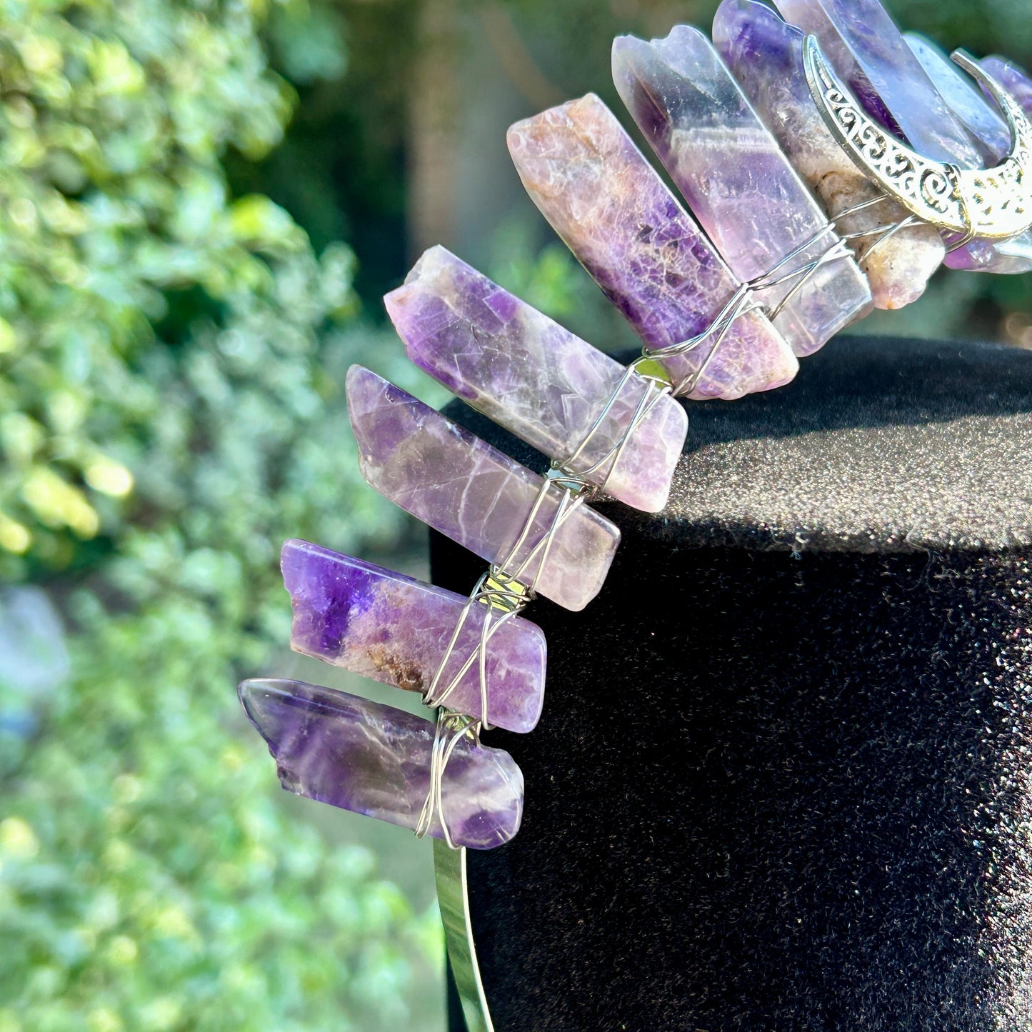 Chevron Amethyst Crown
