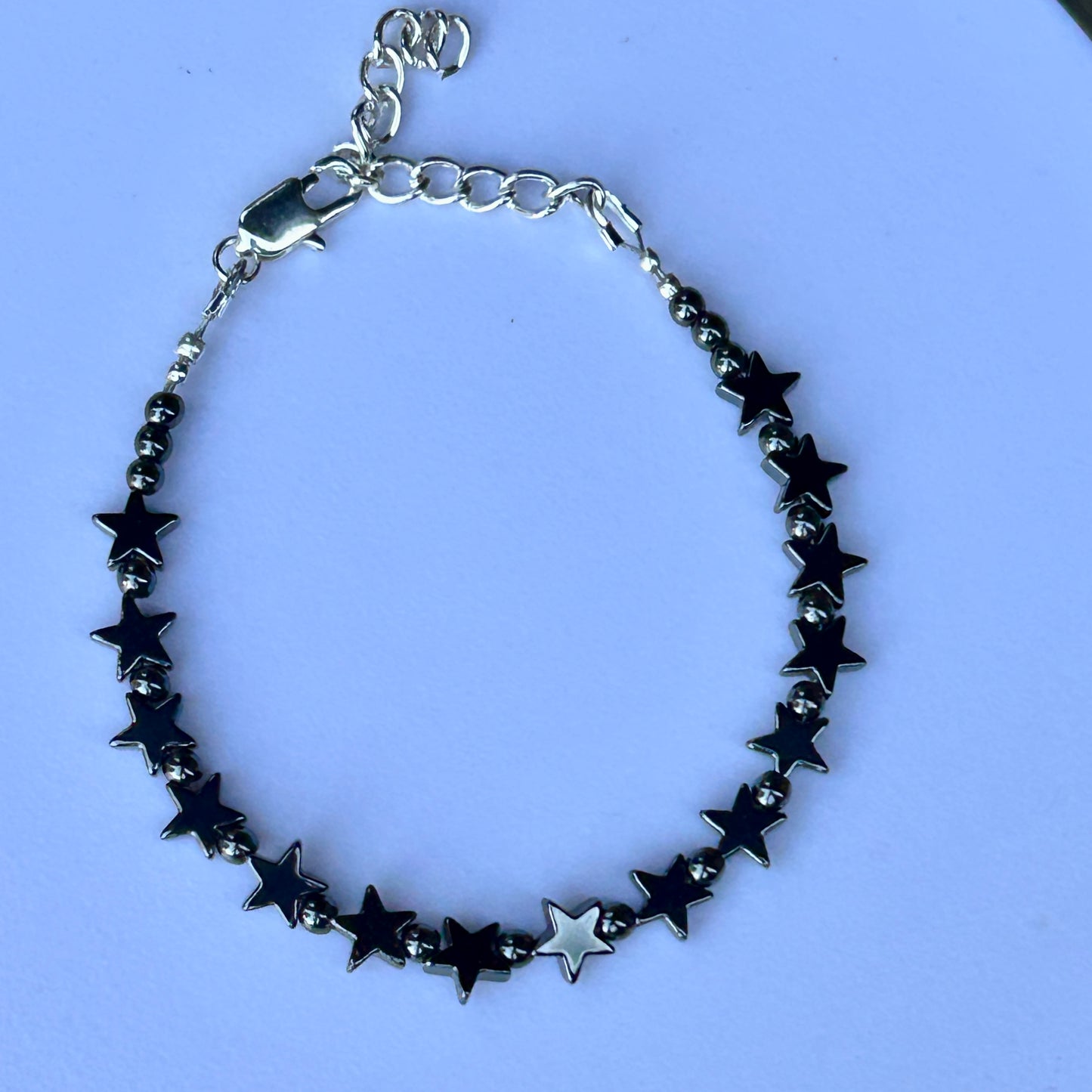 Black Hematite Star Bracelet