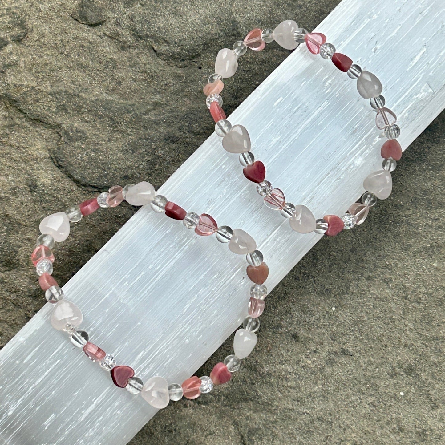 Happy Hearts Valentines Day Stretch Bracelet