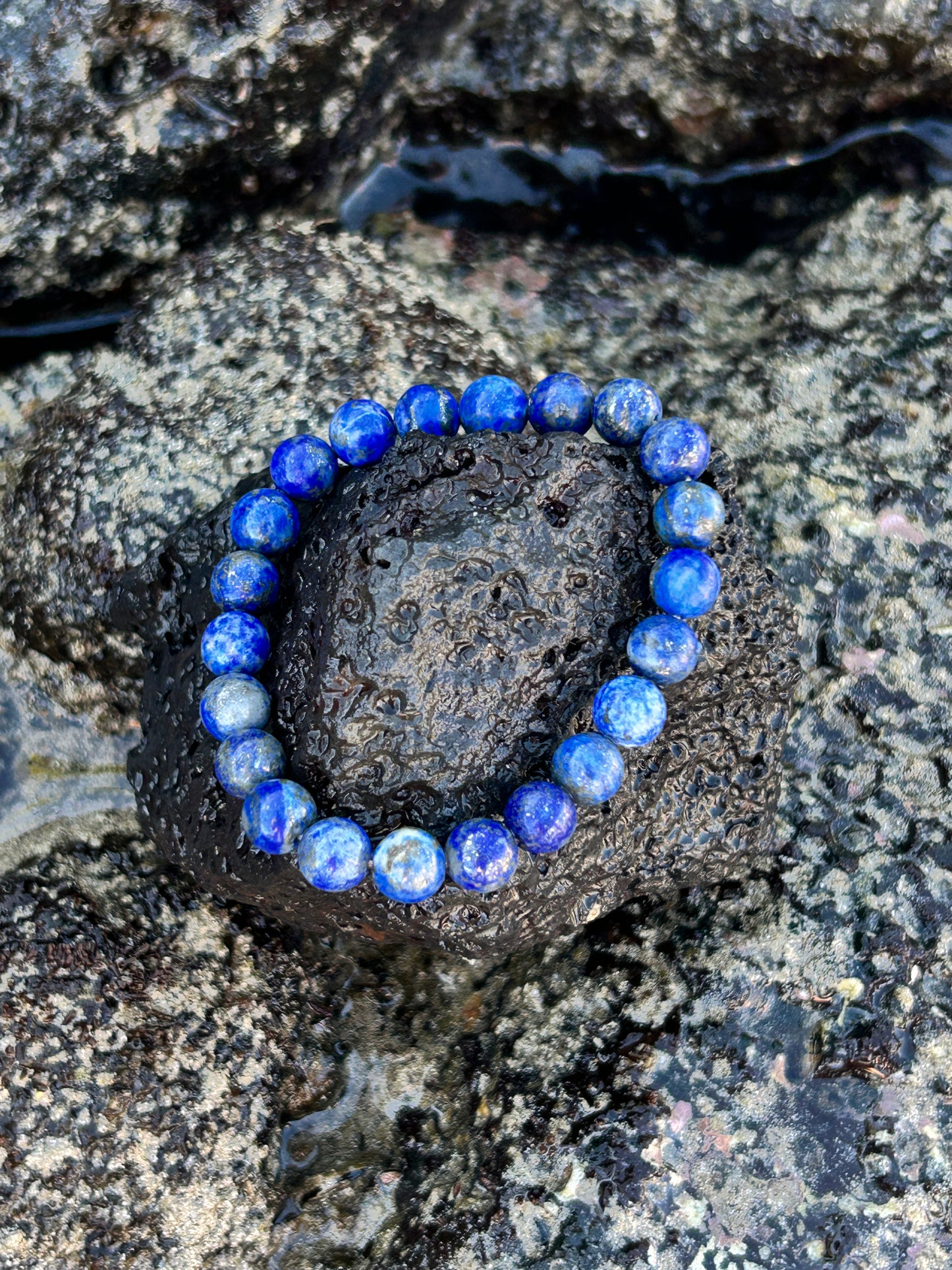 Lapis Lazuli 8mm Stretch Bracelet