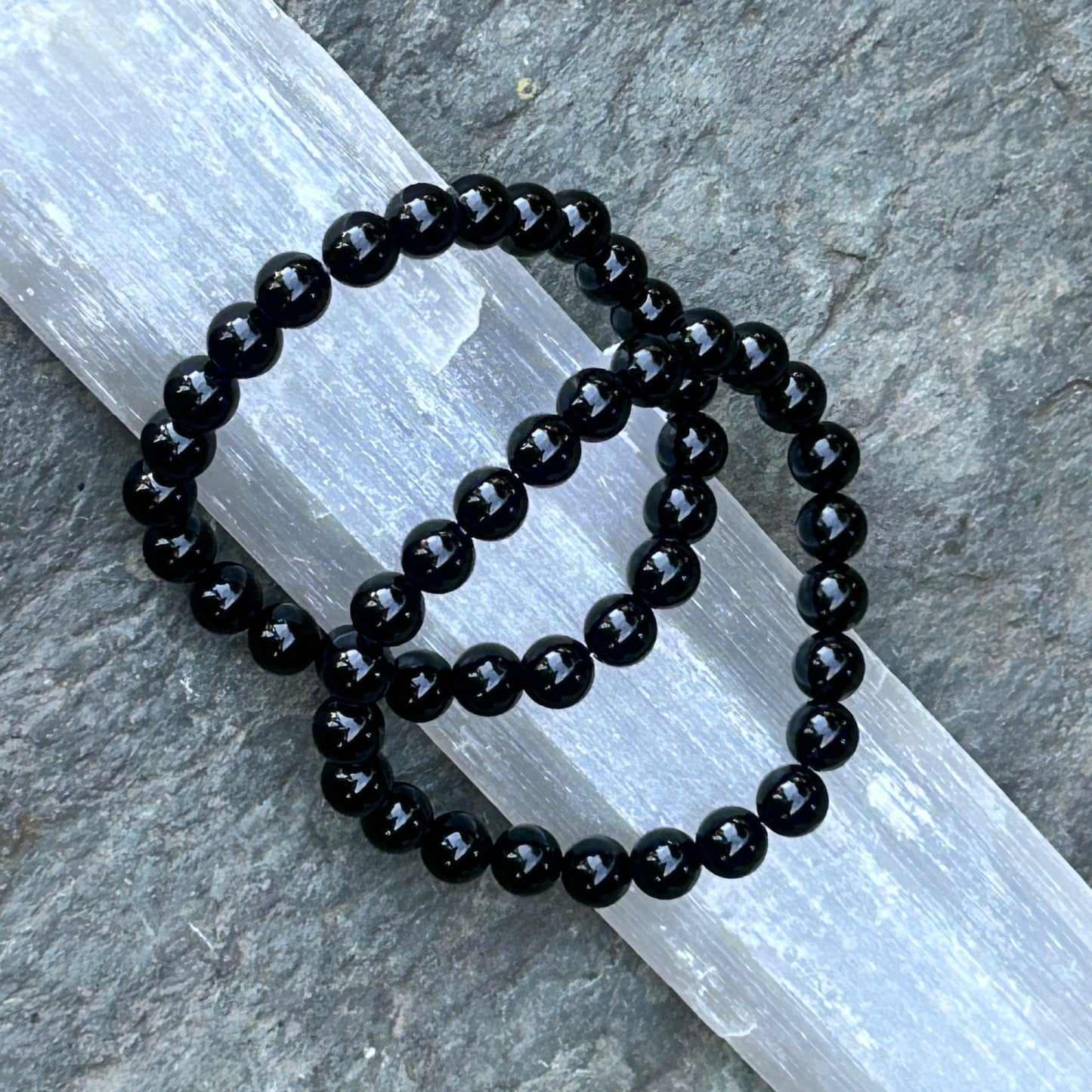 Onyx 8mm Stretch Bracelet