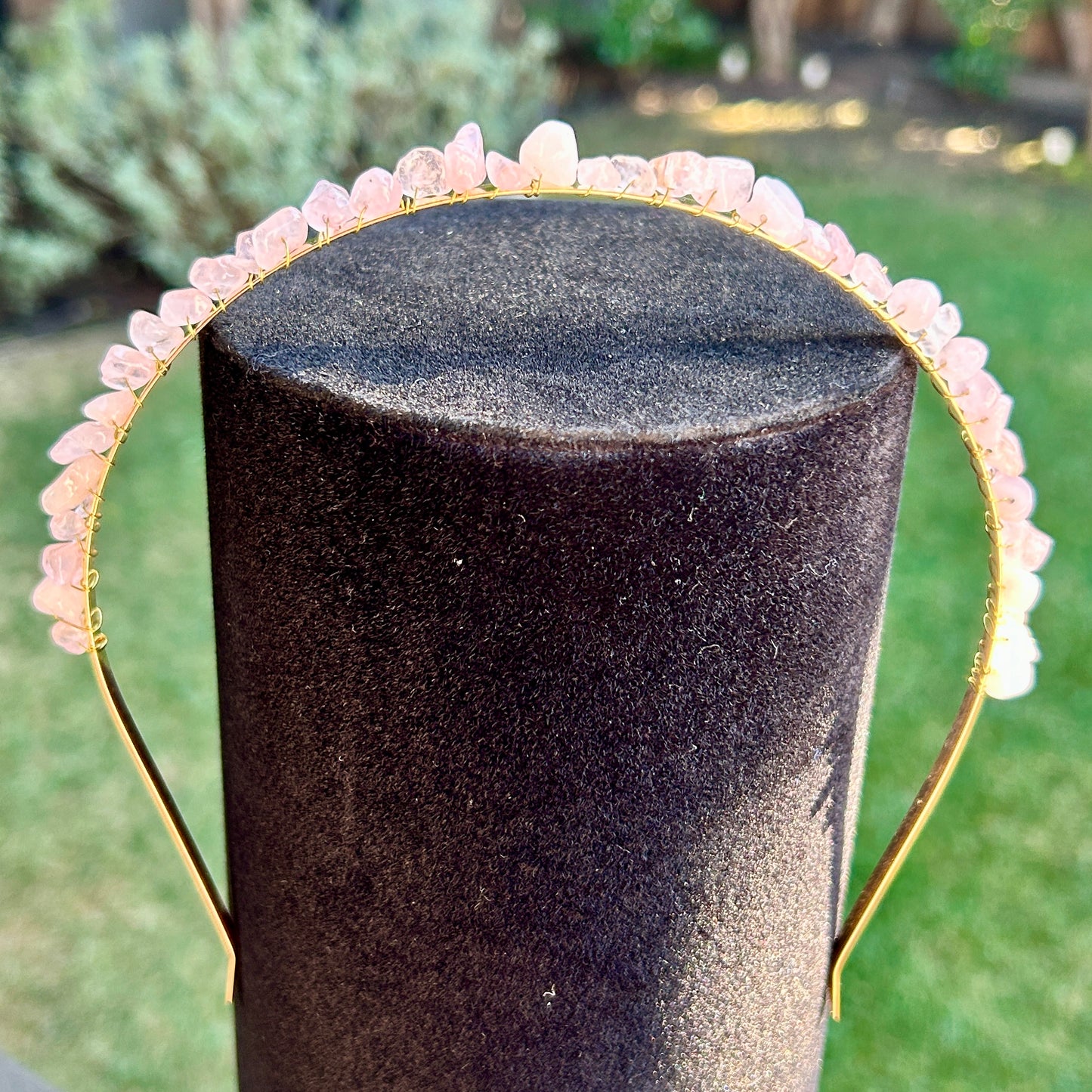 Rose Quartz Headband