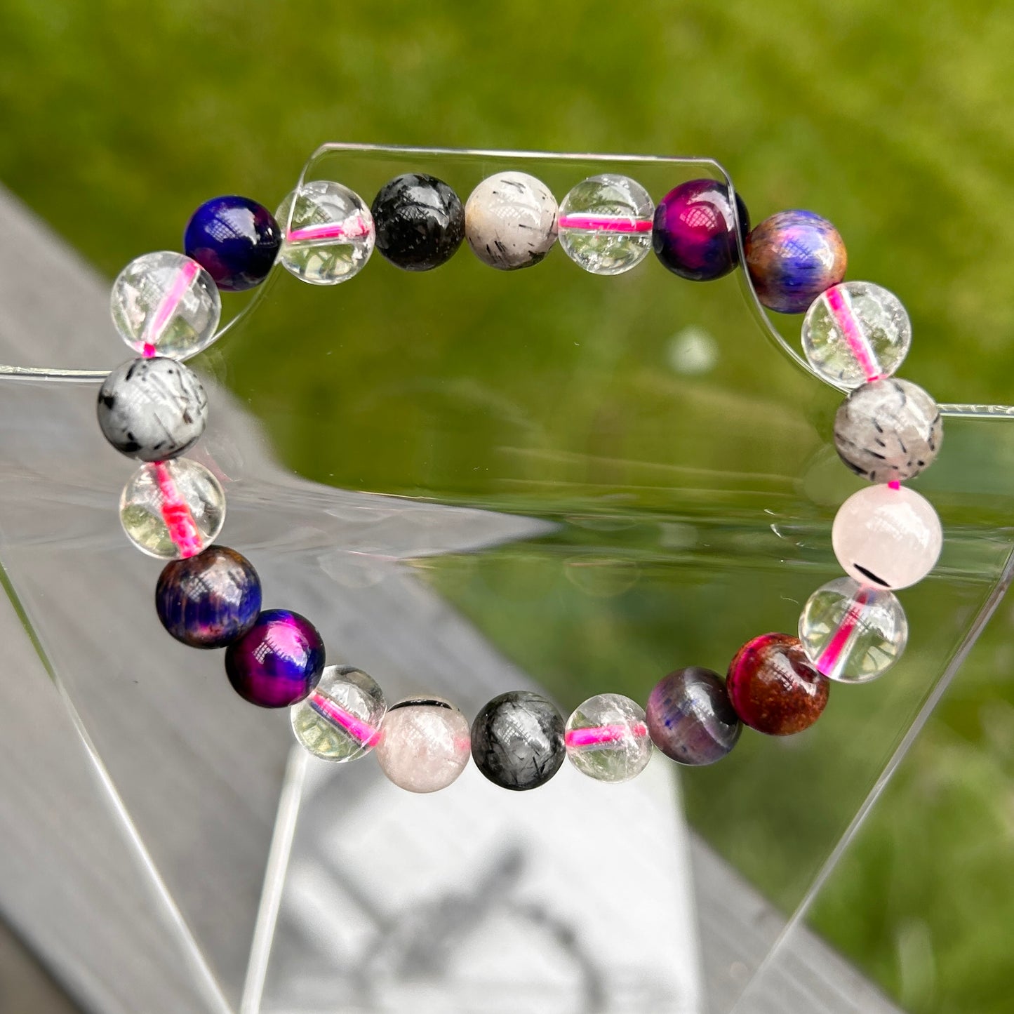 Ultimate Travel Bracelet- Protection, Clarity, Confidence & Grounding- 8mm Stretch Bracelet