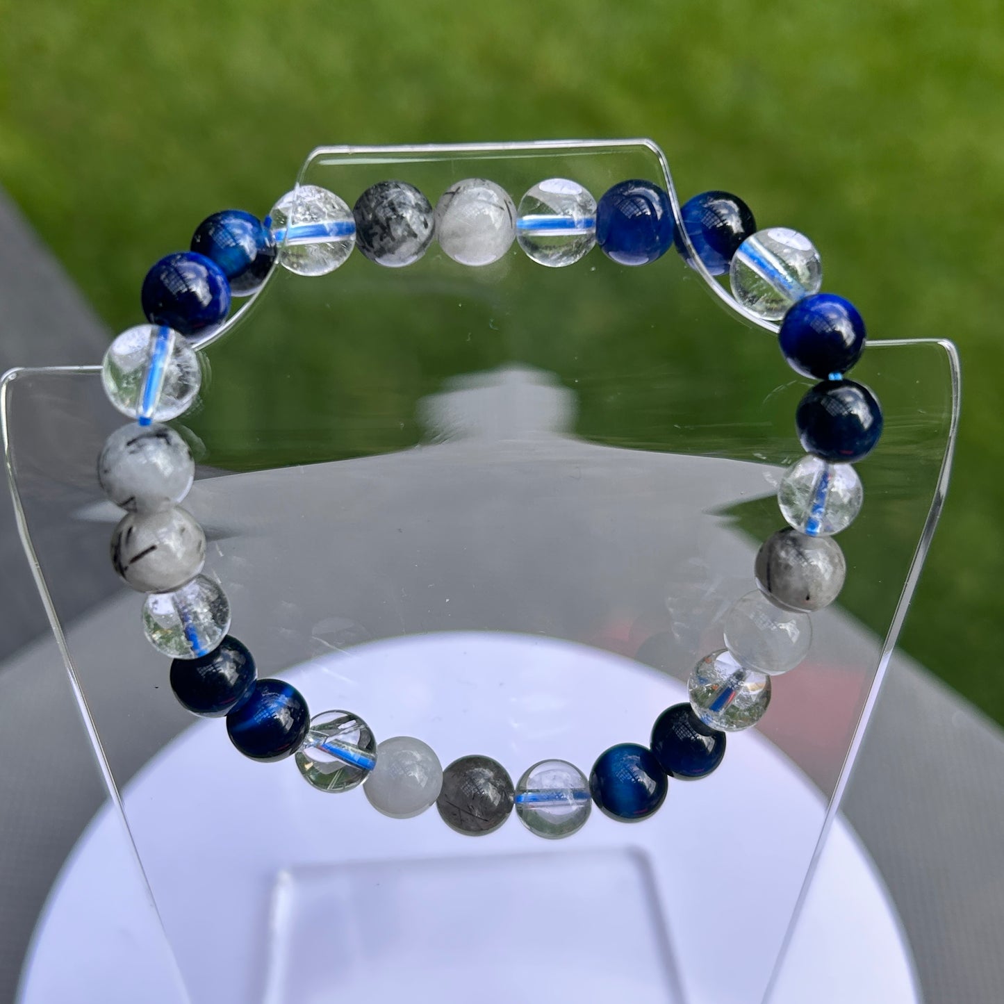 Ultimate Travel Bracelet- Protection, Clarity, Confidence & Grounding- 8mm Stretch Bracelet
