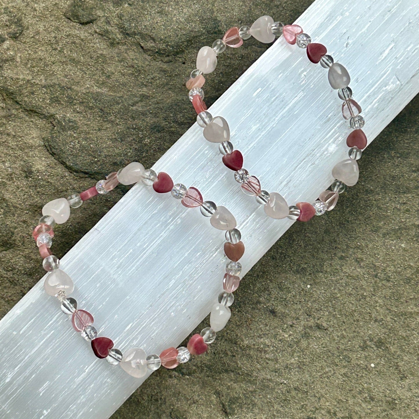 Happy Hearts Valentines Day Stretch Bracelet