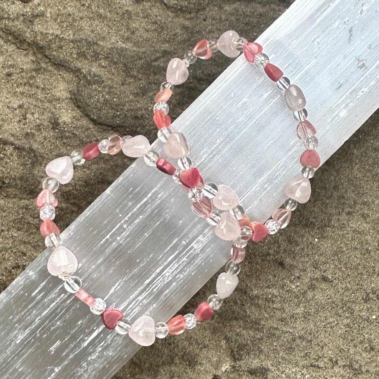 Happy Hearts Valentines Day Stretch Bracelet