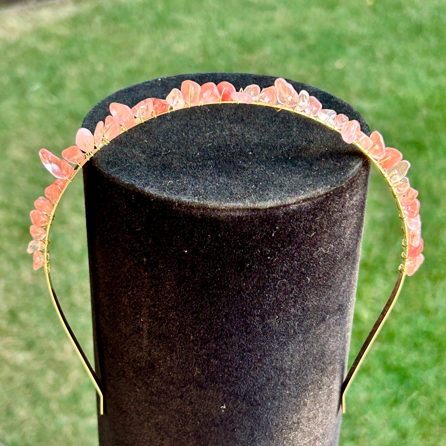 Cherry Quartz Headband