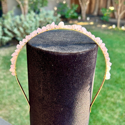 Rose Quartz Headband