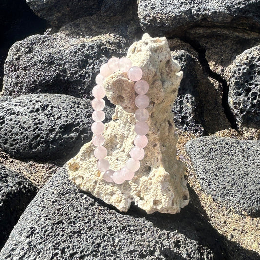 Rose Quartz 8mm Stretch Bracelet