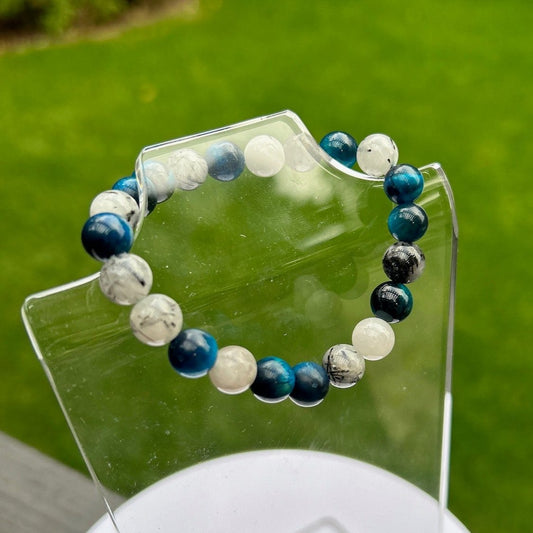 Ultimate Travel Bracelet- Protection, Clarity, Confidence & Grounding- 8mm Stretch Bracelet